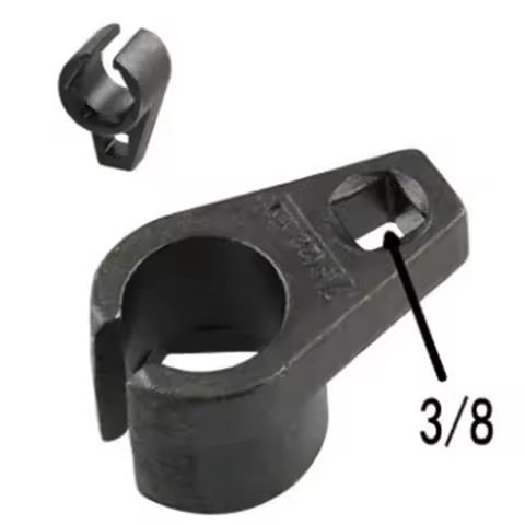 3/8" 22MM Lambda Offset Oxygen Sensor Socket Wrench O2 Tool Kit Set Adapter Engine Wrench
