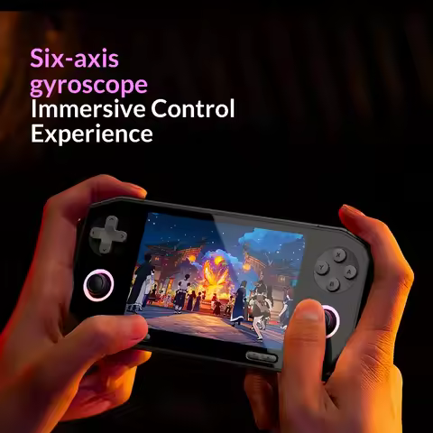 GameMT EX8 Game Console TMR Joystick Open Source 4.88”1620 * 1080 HFD Glass Screen Retro Handheld Ga