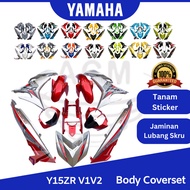 YAMAHA Y15ZR V1 V2 Tanam Sticker Coverset Exciter Thai Four Kings SNIPER Indo Vietnam LTD Y15 2024 B