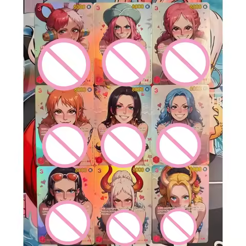 Anime One Piece Diy Flashcards Hancock Robin Nami Uta Yamato Perona Collection Cards Christmas Birth