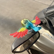New DIY Creative movable wings accompany flying bird3D 3D Wind Power Flying Bird Car Rearview Mirror