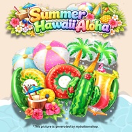 Tree Summer Aloha Balloons Theme Decoration