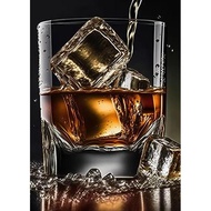 Hottest Various Alcoholic Beverages Whiskey and Fire Wall Art for Living Room Bedroom Vineyard Bar C