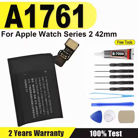 Battery New A1761 For Apple Watch Series 2 42mm A1761 A1758 A1769 334mAh Series2 42mm + Free Tools