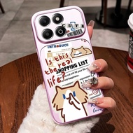 VRQR Lovely Cat Casing for Huawei Honor X7E X7D X7C Honor 400 200 Smart 5G 4G Silicone Shockproof Ph