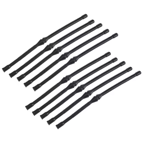 10X Black Fuel Hose Pipe for Chinese Chainsaw 4500 5200 45Cc 52Cc 58Cc MT-9999 Plastic Fuel Hoses Pi