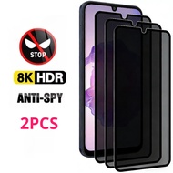 1-2Pcs Privacy Black Edge Tempered Glass For Oppo Reno 10x Z Ace A zoom 5G 4G Anti-Shock Screen Prot