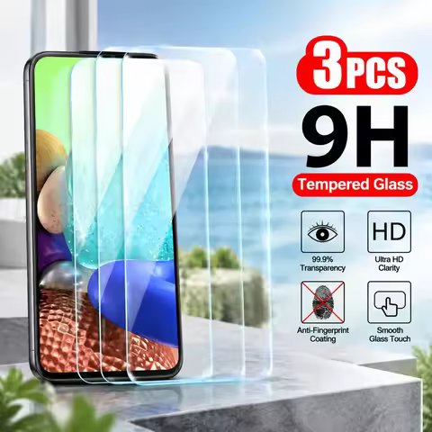 3PCS Screen Protector For Samsung Galaxy A37 A51 A52 A52s 5G A53 5G A54 Tempered Glass For Samsung G