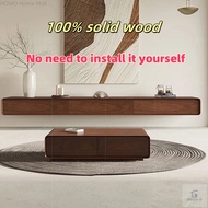 Ultra-thin floating TV cabinet/wall-mounted TV cabinet/suspended solid wood cabinet/tv wall cabinet/