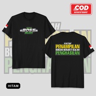 T-SHIRT DISTRO PESONA YOUNG BOSS INDONESIA SPIRIT | T-SHIRT WITH WORDS | ORIGINAL DISTRO T-shirts | 