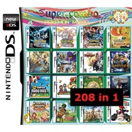 208 เกมใน 1 ตลับเกมMulticartสำหรับNintendo Switch DS NDS NDSL NDSI 2DS 3DS