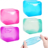 1/2/4/6/8PCS Slow Rise Cube Square Cube Malt Sugar Stress Balls For Adults,Soft Fidget Toys For Your