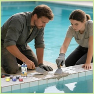 Porcelain Sink Repair Kit Waterproof Restorer for Grout Bathtub Crack Repair Kit for Fiberglass Cera