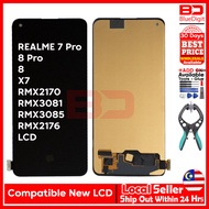 Compatible LCD For REALME 7 Pro/REALME8 Pro/REALME 8/X7 /RMX2170 RMX3081 RMX3085 RMX2176 TOUCH SCREE