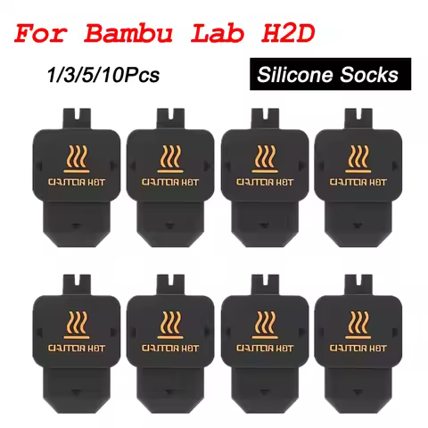 for Bambu Lab H2D Silicone Socks 3D Printer Accessories Hotend Protector Cover Case Heat Insulation 