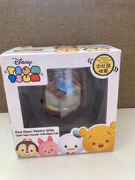 珍藏限量 中秋系列 迪士尼TSUM TSUM雙層玻璃杯 唐老鴨 連紅豆小月餅