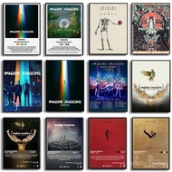 Rock Band Imagine Dragons Classic Music Album World Tour Singer Poster Canvas Painting Wall Art Pict