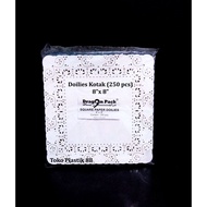 Paper Doyleys Square 8"x 8" (250 pcs)