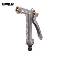KIPRUN Garden Hose Nozzle, Meatal Garden Hose Spray Nozzle with Rear Trigger Grip, Adjustable High P