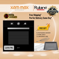 (PM FOR SHIP TODAY) XAMMAX  Rubine RBO LAVA 70SS / 70L 8 Functions Built In Oven / RBO-CAVO-60BL 7 F