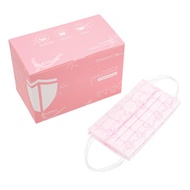 Medicos HydroCharge 4ply Face Mask (Adult) 50's - Pink Ribbon
