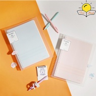 Sổ Còng Nhựa Klong B5 40 Tờ Caro Kèm 5 Tờ Tab Phân Trang Binder Klong Ms 544