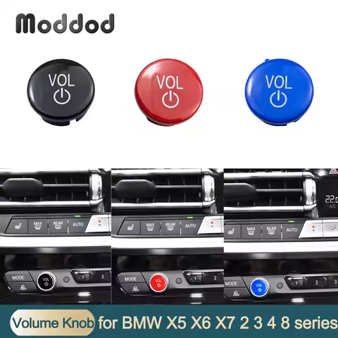 Car VOL Button Replacement Radio Volume Knob For BMW X5 X6 X7 2 3 4 8 series G42 G43 F95 F96 G20 G21