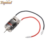 TOPTOOL RC Brushed Motor, High Torsion 390 28T Brushed RC Motor, Durable Low Noise Stainless Steel H