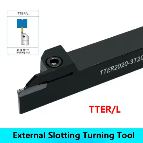 LIHAOPING External Grooving Turning Tool TTER1212 TTER1616 TTER2020 TTER2525 2T17 3T20 4T25 5T25 TTE