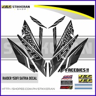 ☌ ✽ ∼ RAIDER 150FI SATRIA MALAYSIAN DECALS
