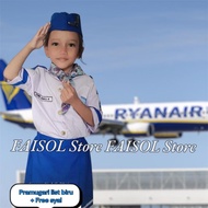 CHILDREN'S FLIGHT ATTENDANT CLOTHES, LITTLE FLIGHT ATTENDANT CLOTHES, FLIGHT ATTENDANT PROFESSIONAL 