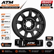 Sport Rim 18 LENSO MX-HALO Wheels 4x4 18x9 6H139.7 ET0-READY STOCK