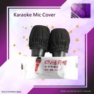 [ Ready Stock ] Karaoke Mic Cover / Microphone Hygiene Cover BK (MIC COVER / KARAOKE)