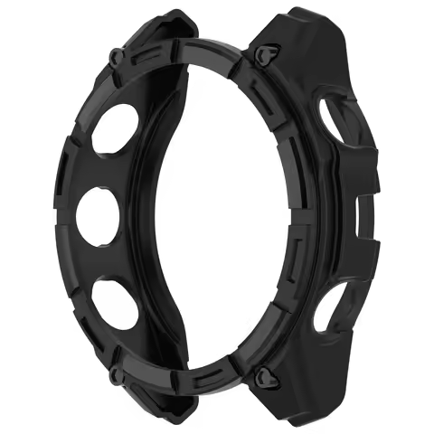 For Garmin Tactix 8 51mm AMOLED Version Soft TPU Watch Case Hollow Shockproof Bumper Frame Cover - B