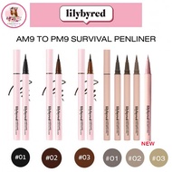 Lilybyred am9 to pm9 Survival/Natural Penliner 0.6g Sharp Lines Long-Lasting Waterproof Sweatproof N