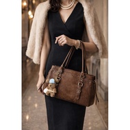 C.h.i.o. women's handbag 2 rows, class 1, soft leather, luxurious and elegant