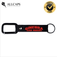 HIGH QUALITY BARANGAY GINEBRA LANYARD KEYCHAIN WITH FREE CARABINER AND RING