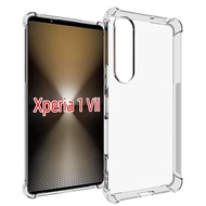 For Sony Xperia 1 VII Xperia 1 VI 10 VI VII Transparent TPU Gel Case,Anti-Shock HD Clear TPU Case Fo
