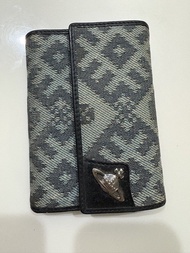 Vivienne Westwood 真皮X牛仔布銀包