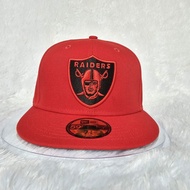 topi new era 59fifty original raiders red