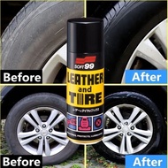 SOFT99 Soft 99 Leather & Rubber & Tire Spray Wax 420ml Original Soft 99 Leather and Tire Spray