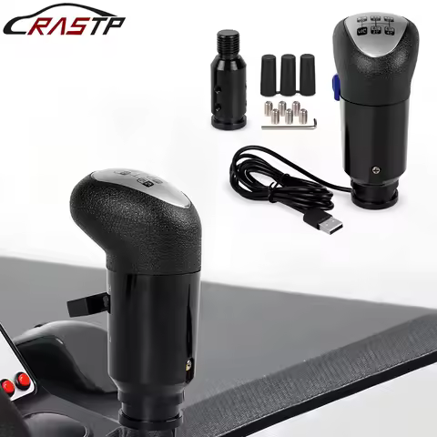 RASTP-USB Euro Truck Simulator PC Shifter Gearshift Knob For ATS&ETS2 Games Compatible With Logitech