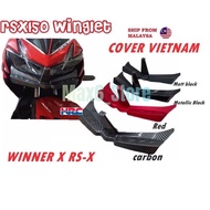 HONDA RSX 150 FRONT WINGLET COVER VIETNAM WINNER X RS-X RSX150 Accessories Motor New ABS Body Cover 