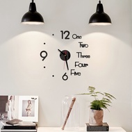 [ Ready Stock ] 3D Digital Number Wall Clock Sticker/ Creative DIY Wall Sticker Wall Clock/ Acrylic Mirror Clock Surface Stickers/ Home Office Wall Decor/ Bedroom Living Room Art Design Decoration