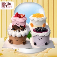 [Gin Thye] Blossom Smile Cake Vanilla 4 inch | Fresh Baked