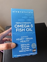 Viva Naturals 三倍強度 Omega-3 魚油
