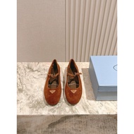 Upgraded Version Daigou LevelPD Prada 2025 Spring Summer New Style Ladies Flat Shoes Beautiful Balle