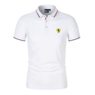 Summer Men's Business Polo Shirt Short Sleeve Man Tops Fashion M-4Xl In Stock 0075