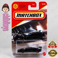 Matchbox 2023 Chevy Corvette Z06 Convertible Black Diecast Supercar Sport Car