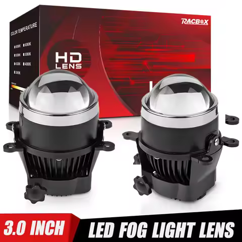 3.0 inch Bi-led Fog Lights LED Projector PTF Lenses Car Fog Lamp lens For Honda Ford Focus MK2 MK3 f